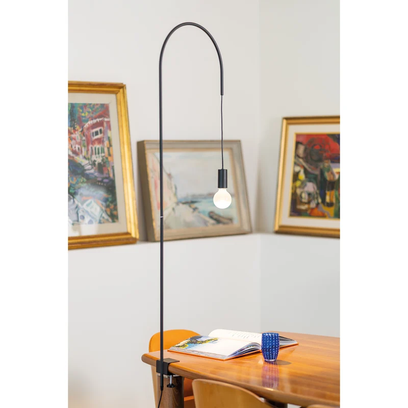 Filo lampada da tavolo con morsetto