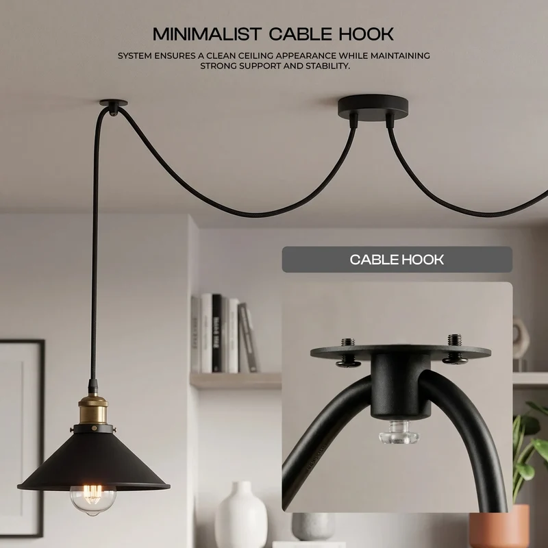 2 flammige Industrie Pendelleuchte – Dezentrale Lampe Esstisch Hängelampe | Ø 22cm | E27 ~4151