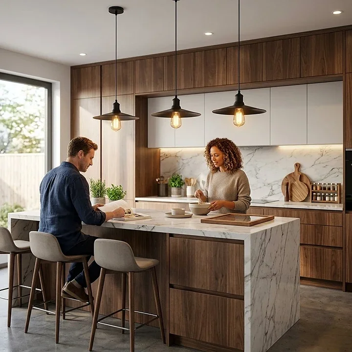 Industrie Design Pendelleuchte Schwarz – Loft Hängelampe E27~4139