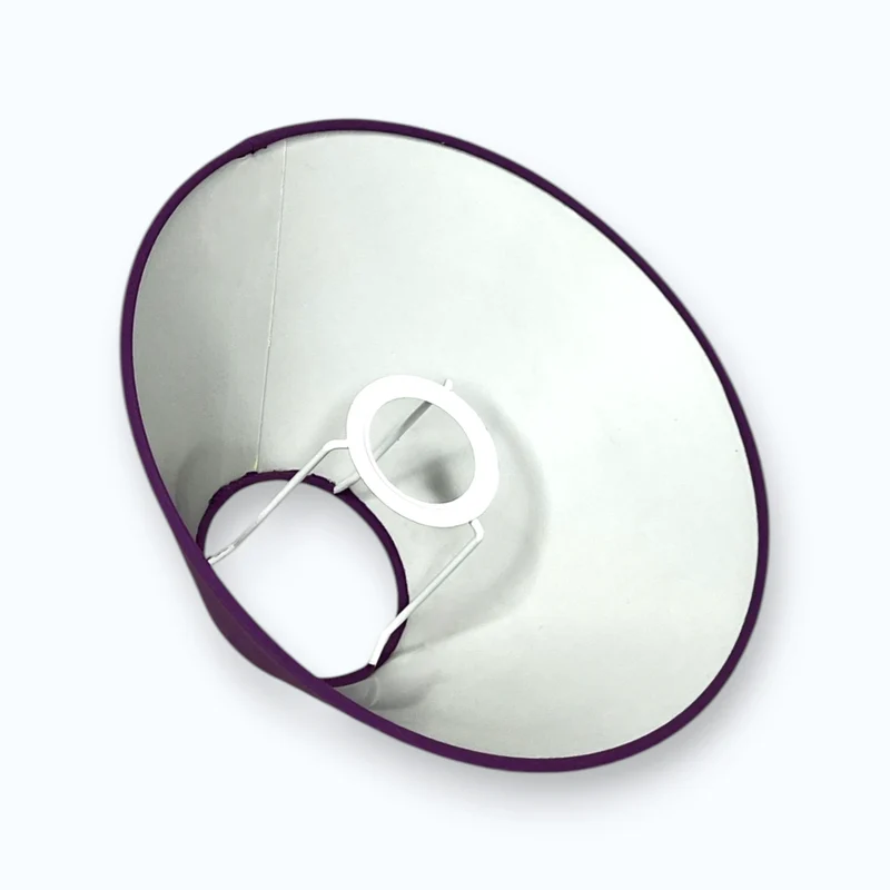Lampenschirm in Lila - 25 cm E27 rund konisch Various