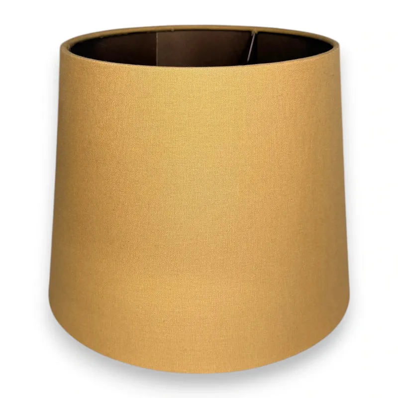 Lampenschirm Hellbraun – E27, Baumwolle, konisch, 29 cm