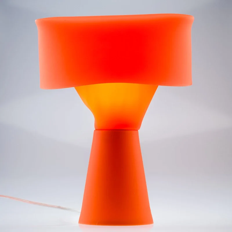 Sompex NUMEN Tischlampe aus formbarem Silikon – Orange, 42 cm, E27