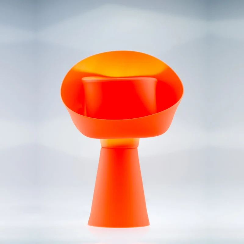 Sompex NUMEN Tischlampe aus formbarem Silikon – Orange, 42 cm, E27
