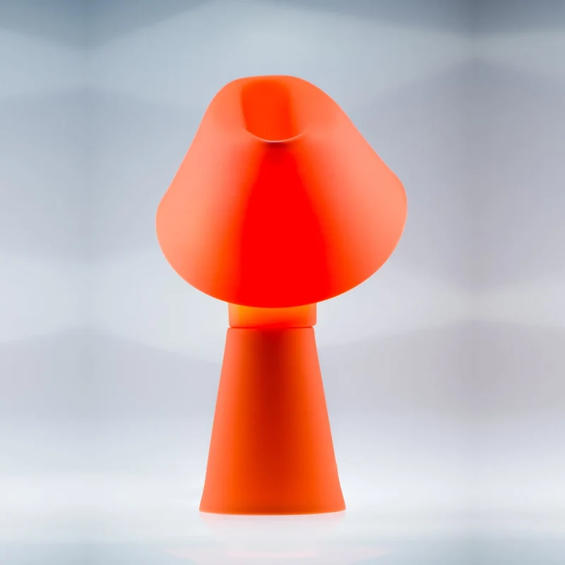 Sompex NUMEN Tischlampe aus formbarem Silikon – Orange, 42 cm, E27
