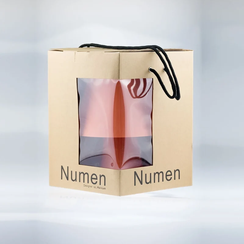 Sompex NUMEN Tischlampe aus formbarem Silikon – Orange, 42 cm, E27