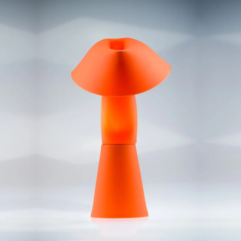 Sompex NUMEN Tischlampe aus formbarem Silikon – Orange, 42 cm, E27