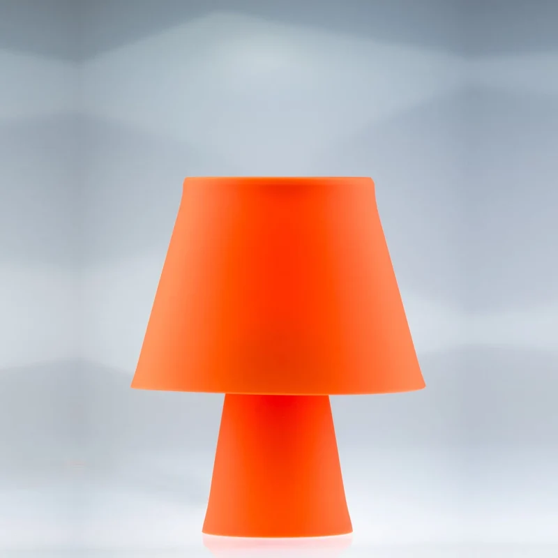 Sompex NUMEN Tischlampe aus formbarem Silikon – Orange, 42 cm, E27