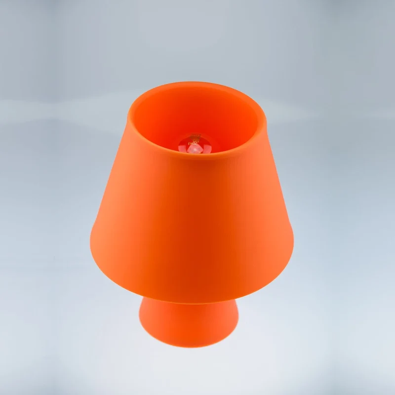 Sompex NUMEN Tischlampe aus formbarem Silikon – Orange, 42 cm, E27