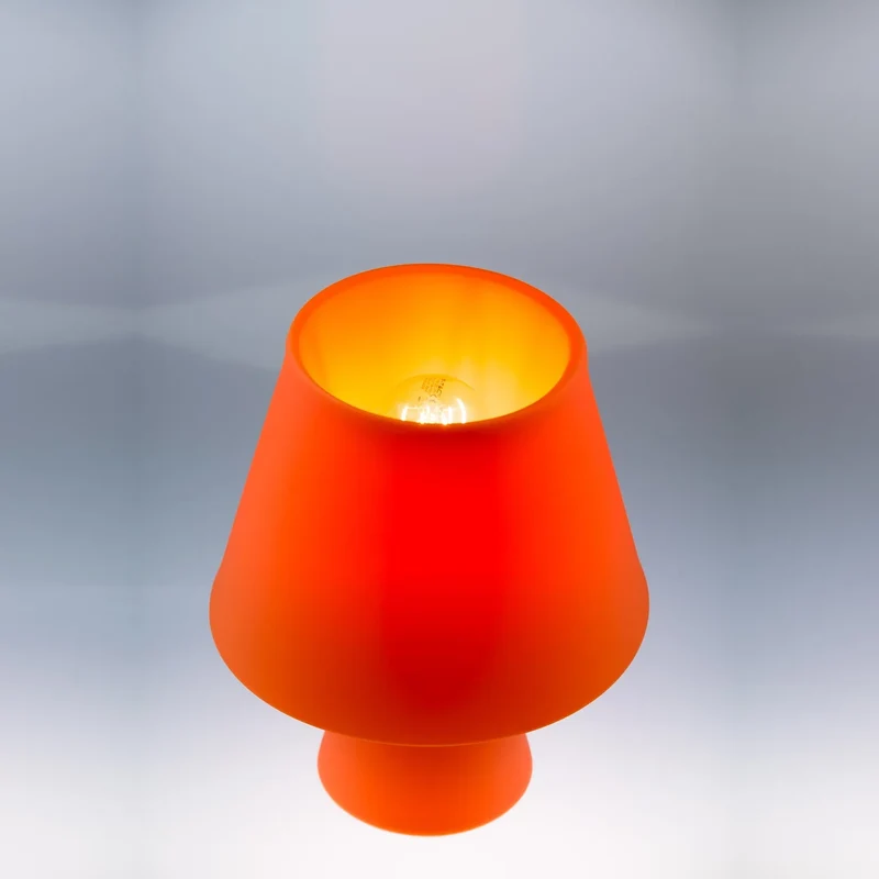 Sompex NUMEN Tischlampe aus formbarem Silikon – Orange, 42 cm, E27