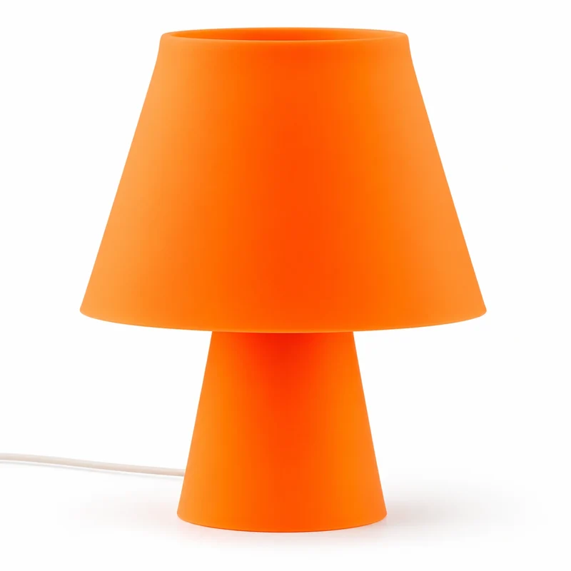 Sompex NUMEN Tischlampe aus formbarem Silikon – Orange, 42 cm, E27