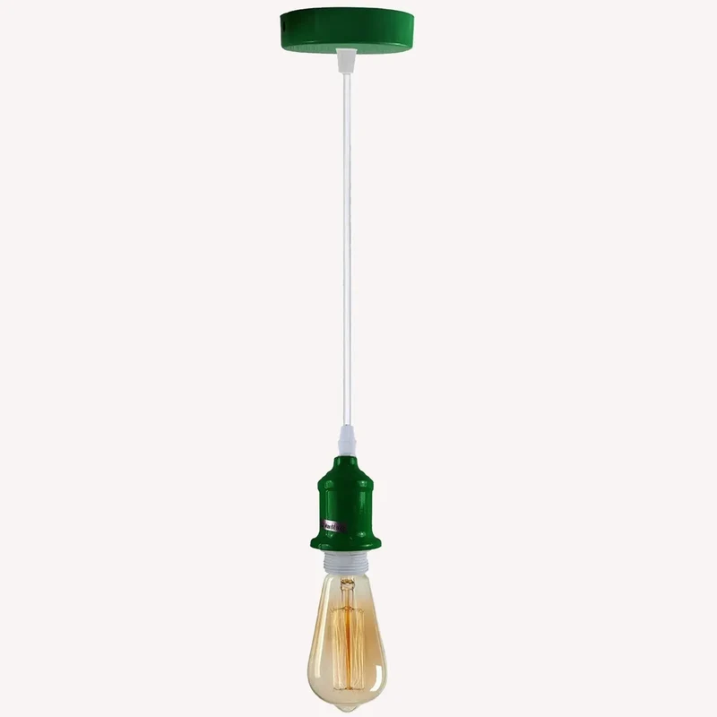 Höhenverstellbare E27 Pendelleuchte | Geborgenheit Retro Kabelpendel - 95cm ~4114