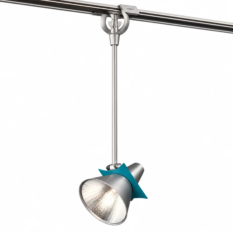 BRUCK NEMOS Taurus 30 Schienenstrahler Titansilber grün B15d 40W drehbar 360°