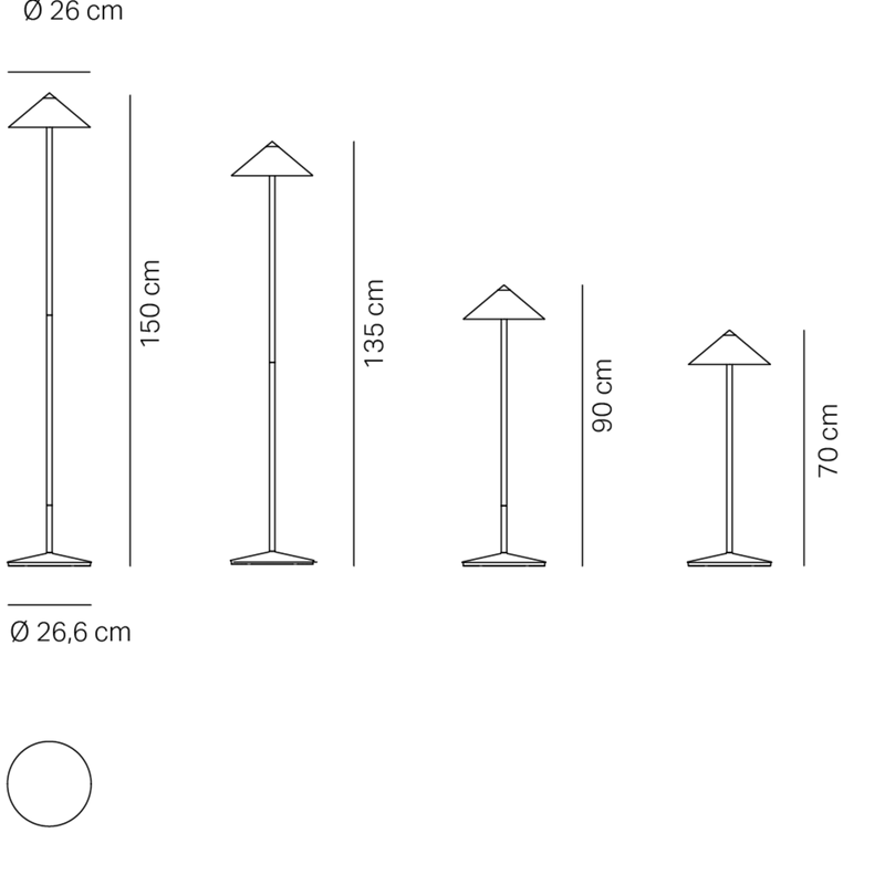 Pina XXL lampada da terra