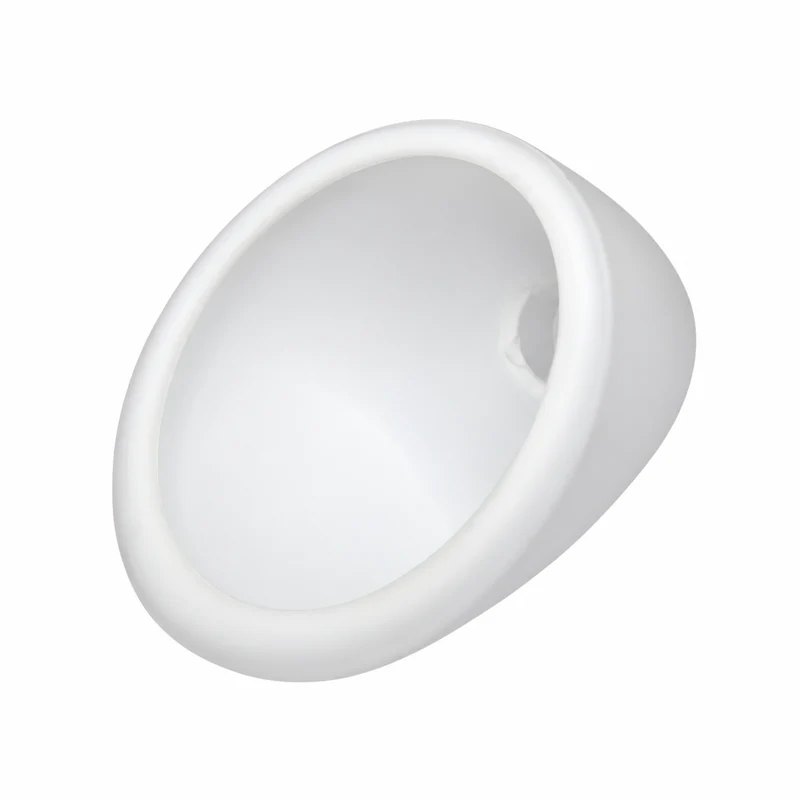 Lampenglas G4 – weißes Tulpenglas abgeschrägt als Ersatzglas 11mm Loch
