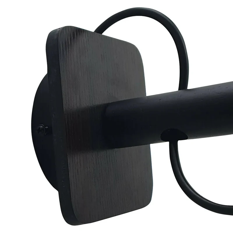 Moderne Wandleuchte Schwarz Weiß | E27 Industrial Flur Wandlampe als Set~4118