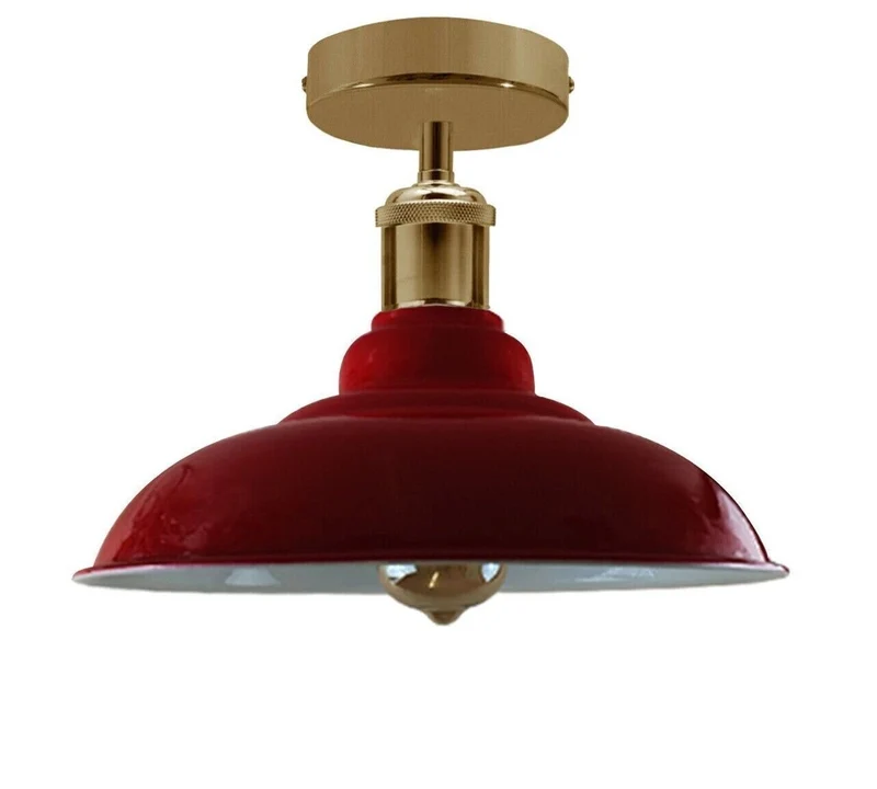 Vintage Deckenleuchte Industrie Unterputz Deckenlampe E27 | Ø 32cm~4164