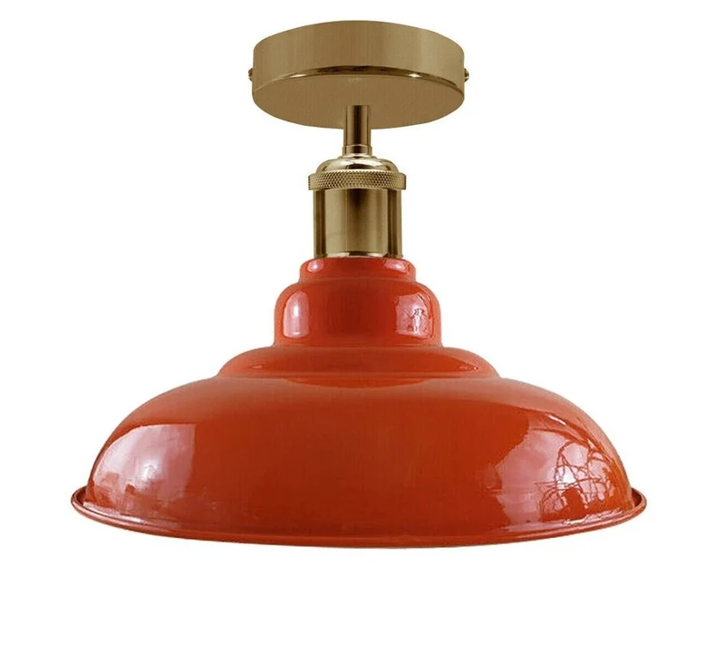 Vintage Deckenleuchte Industrie Unterputz Deckenlampe E27 | Ø 32cm~4164