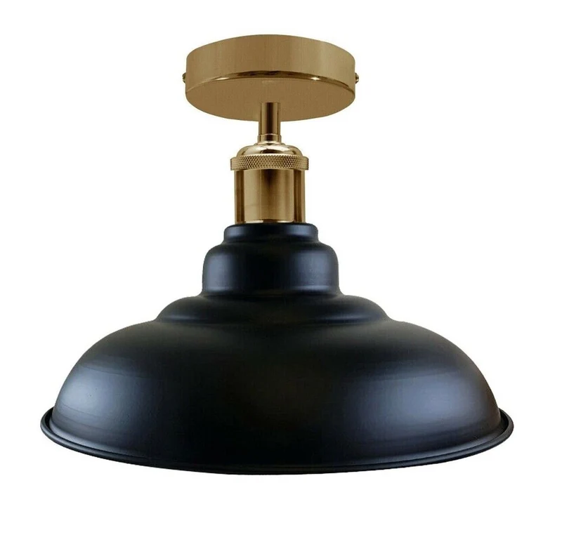 Vintage Deckenleuchte Industrie Unterputz Deckenlampe E27 | Ø 32cm~4164