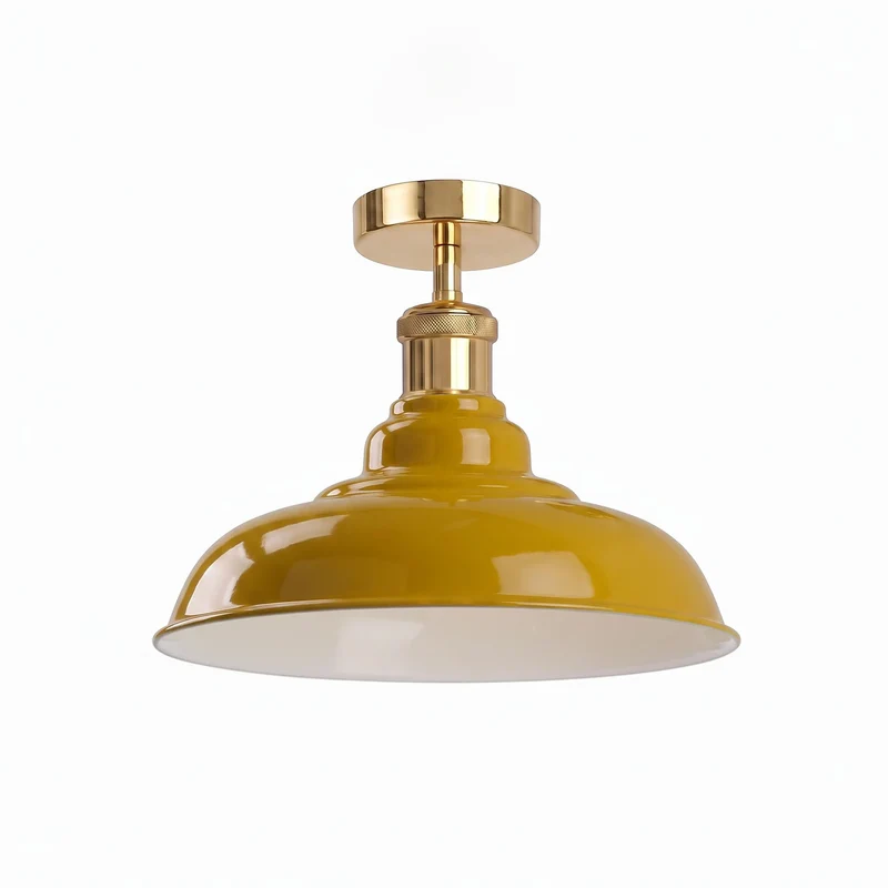 Vintage Deckenleuchte Industrie Unterputz Deckenlampe E27 | Ø 32cm~4164