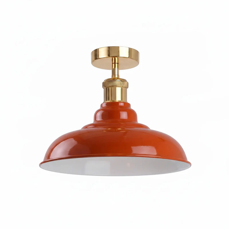 Vintage Deckenleuchte Industrie Unterputz Deckenlampe E27 | Ø 32cm~4164