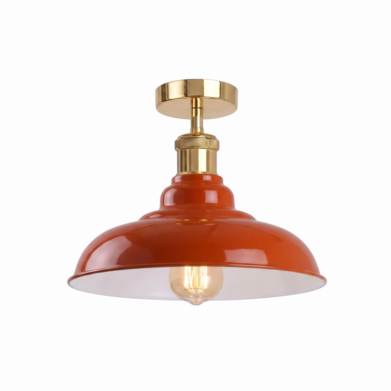 Vintage Deckenleuchte Industrie Unterputz Deckenlampe E27 | Ø 32cm~4164
