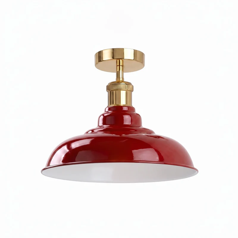 Vintage Deckenleuchte Industrie Unterputz Deckenlampe E27 | Ø 32cm~4164