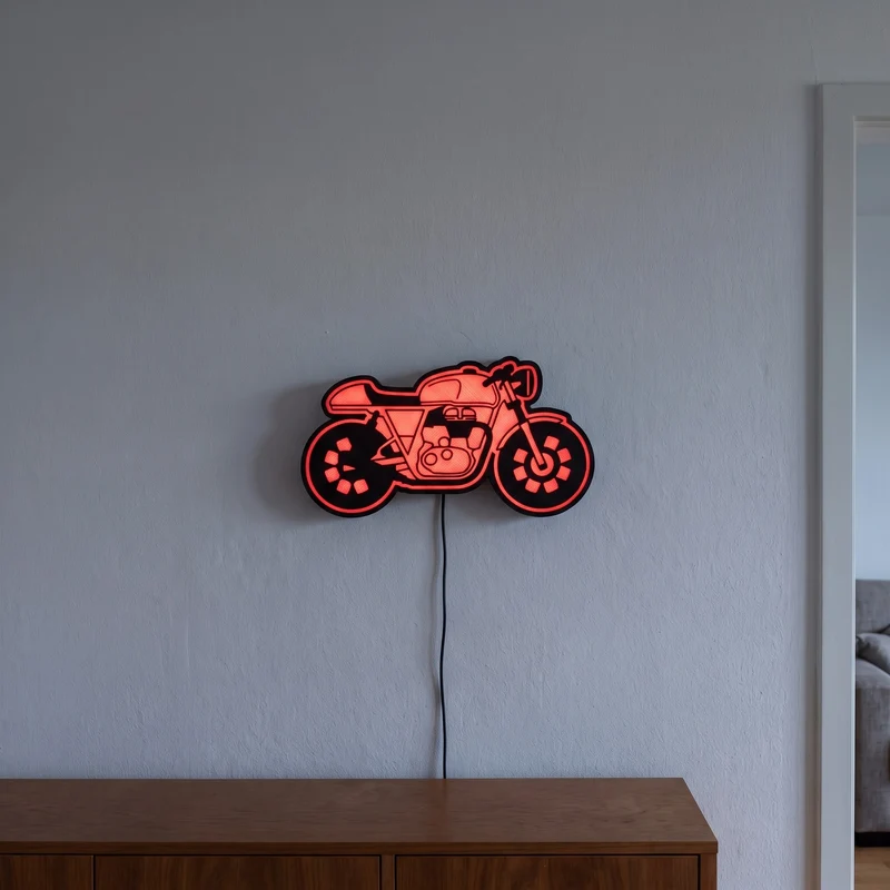 Café Racer Lampe