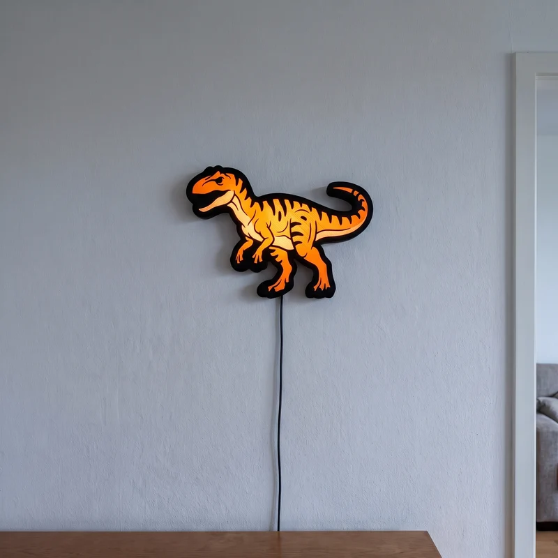 Allosaurus Lampe