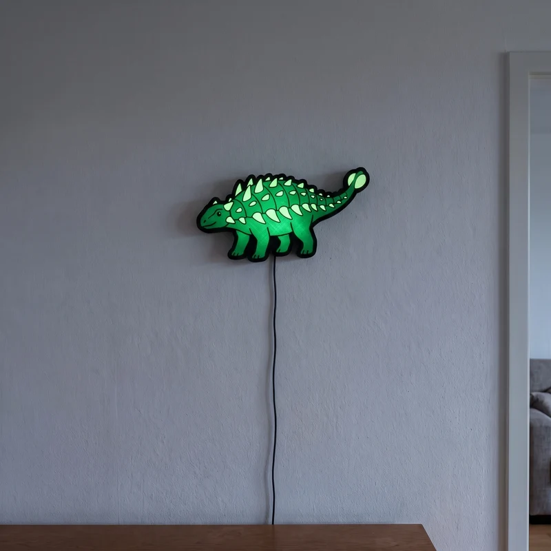 Ankylosaurus Lampe