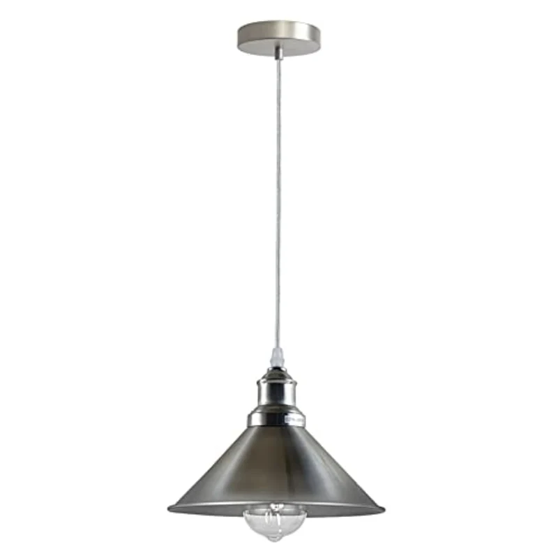 Vintage Pendelleuchte Industrie Metall Hängeleuchte ~4041