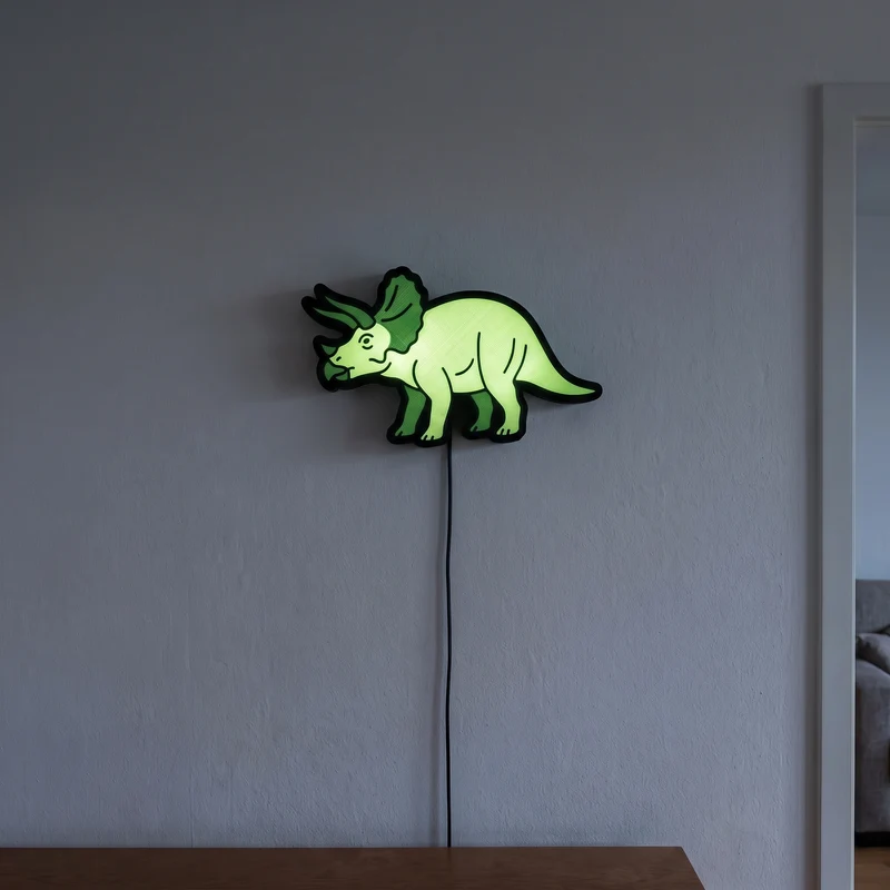 Triceratops Lampe
