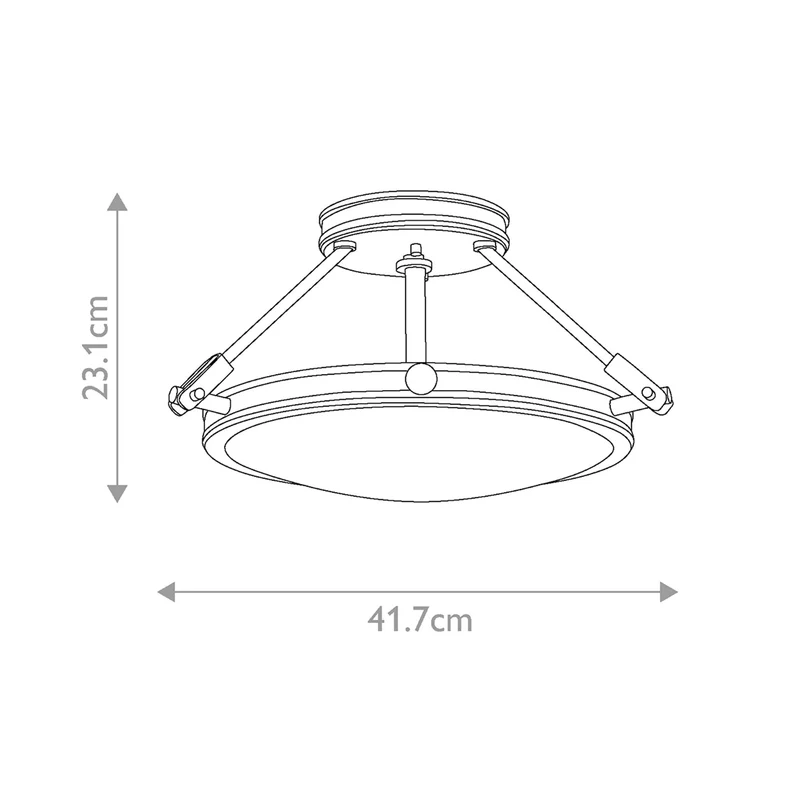 Deckenleuchte Collier 3-flammig