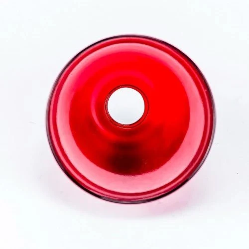 Glasschirm rot G9 E14 Lampenglas Schirm Ersatzglas 7cm ø 29mm Loch