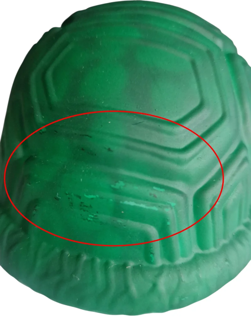 Lampenglas Schildkröte Grün Ersatzglas für Tischleuchte 165 x 80 mm Einzelstück
