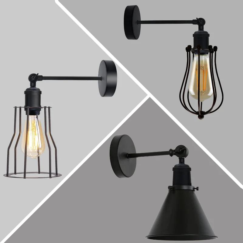 Vintage Wandleuchte Industriestil Retro Lampe | LEDSONE ~3997