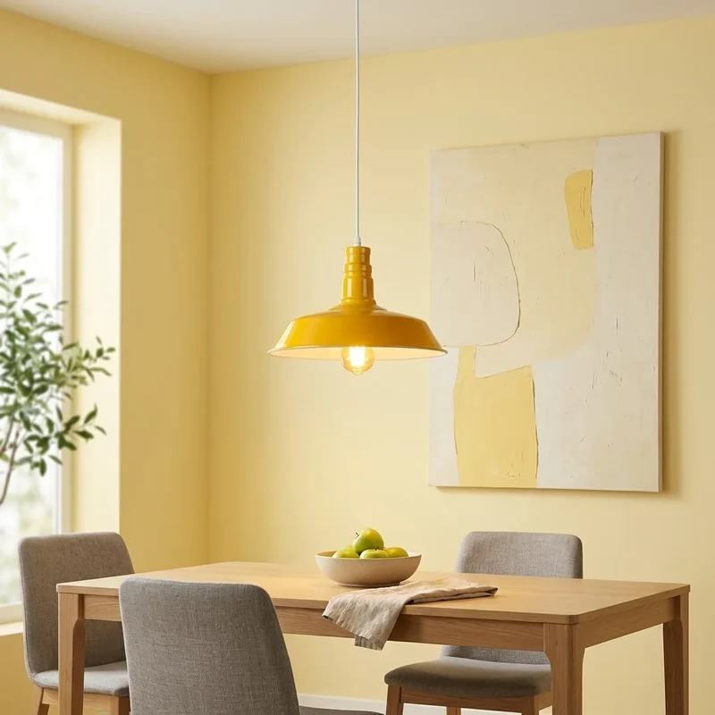 Modern Esstisch Pendelleuchte Groß | E27 Farbige Kücheninsel Lampe~3713