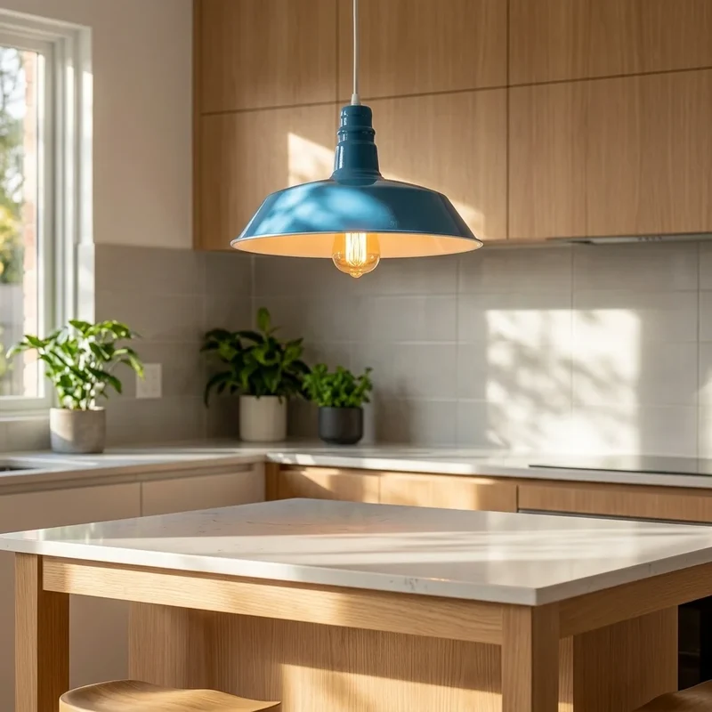 Modern Esstisch Pendelleuchte Groß | E27 Farbige Kücheninsel Lampe~3713