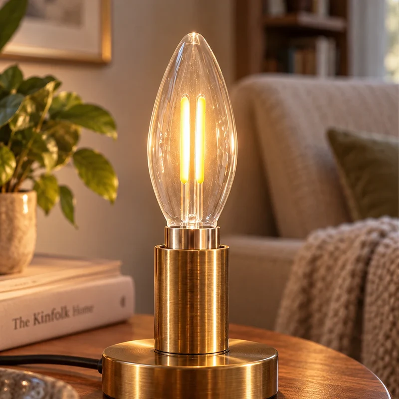 E14 LED Filament Kerzenglühbirne 4W – Bruchsicher & Warmweiß (2700K)~4168