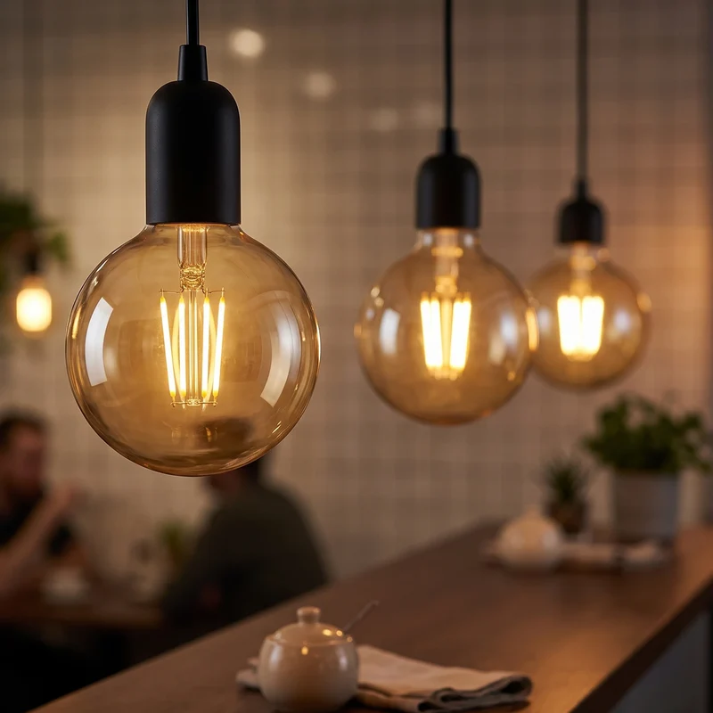 LEDSone G95 4W Vintage Edison LED Glühbirne Dimmbare Warmweiß ~1026