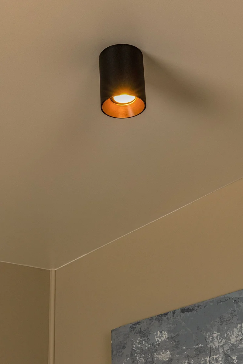 Deckenstrahler Gerti 1-flammig Zylinder Aluminium dimmbar