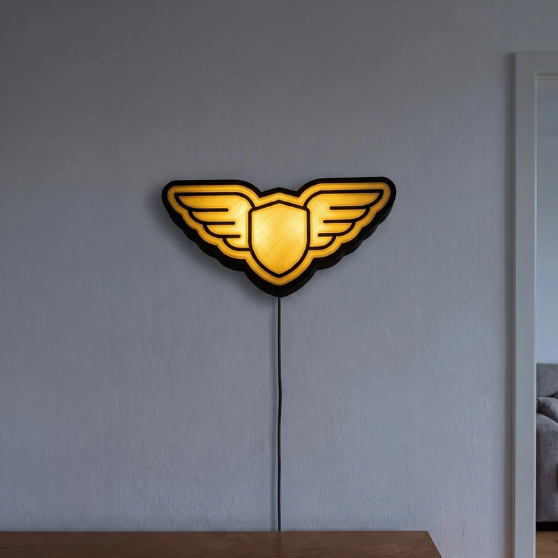 Pilotenschwingen Lampe