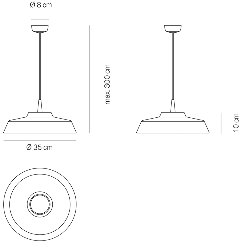 Circus Black lampada a sospensione