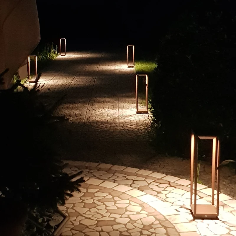 Home Solar lampada da terra