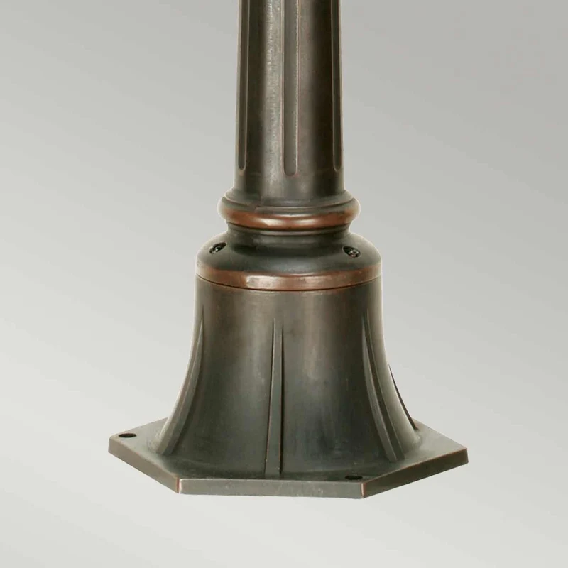 Sockelleuchte Philadelphia 1-flammig IP44 Bronze 116cm