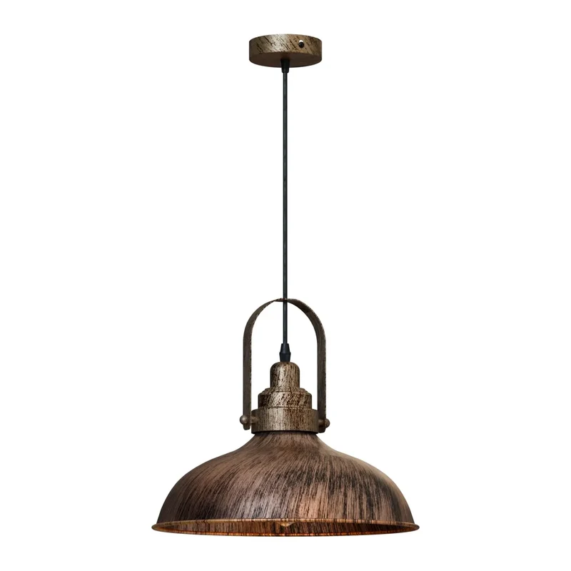 Steampunk Hallenlampe – Vintage Industrie Hängeleuchte | Ø 36cm | E27 ~4076