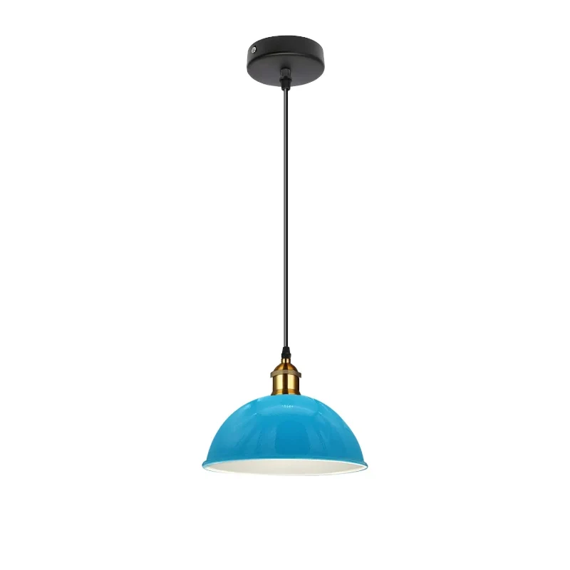 Vintage Pendelleuchte Farbig Industriestil Hängeleuchte ~3990