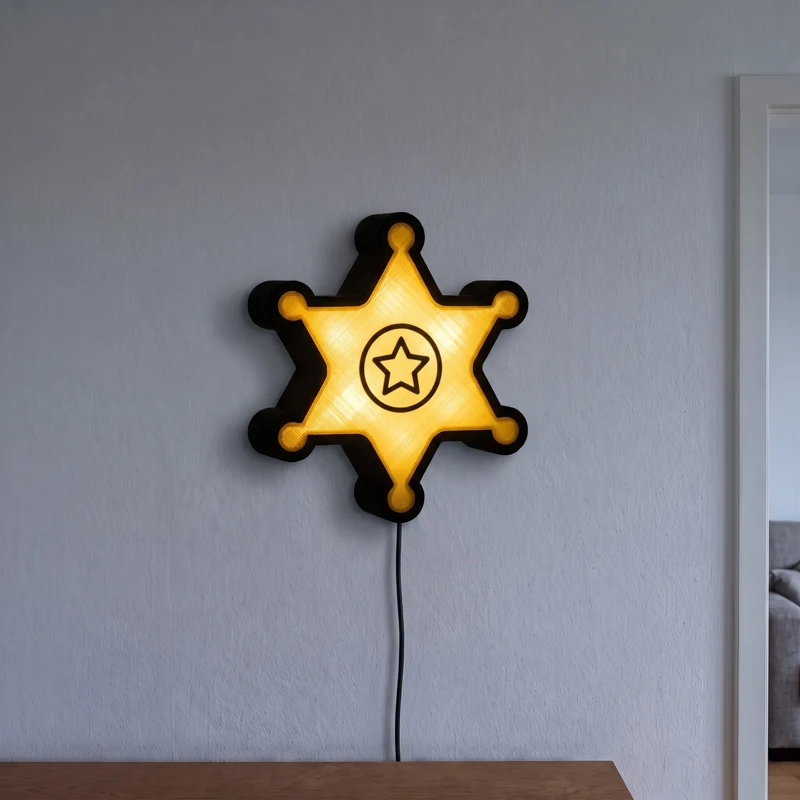 Polizeistern Lampe