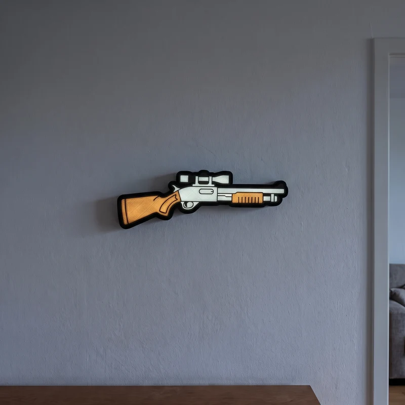 Pump Shotgun Lampe