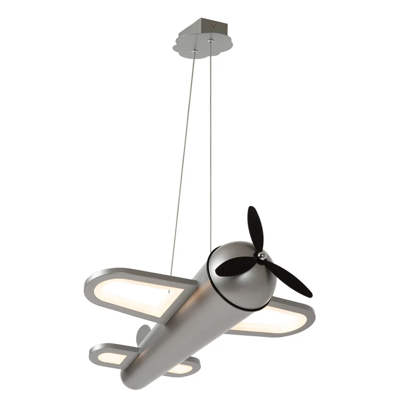 LED-Kinder-Pendelleuchte Fokker extra warmweiß höhenverstellbar
