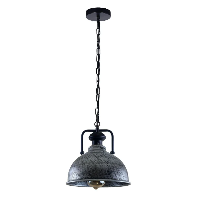 Industrie Pendelleuchte Vintage Hängeleuchte Metall Kette ~3986